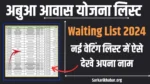 Abua Awas Yojana Waiting List