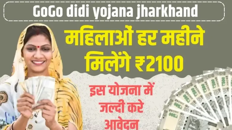 GoGo didi yojana jharkhand online apply 2024